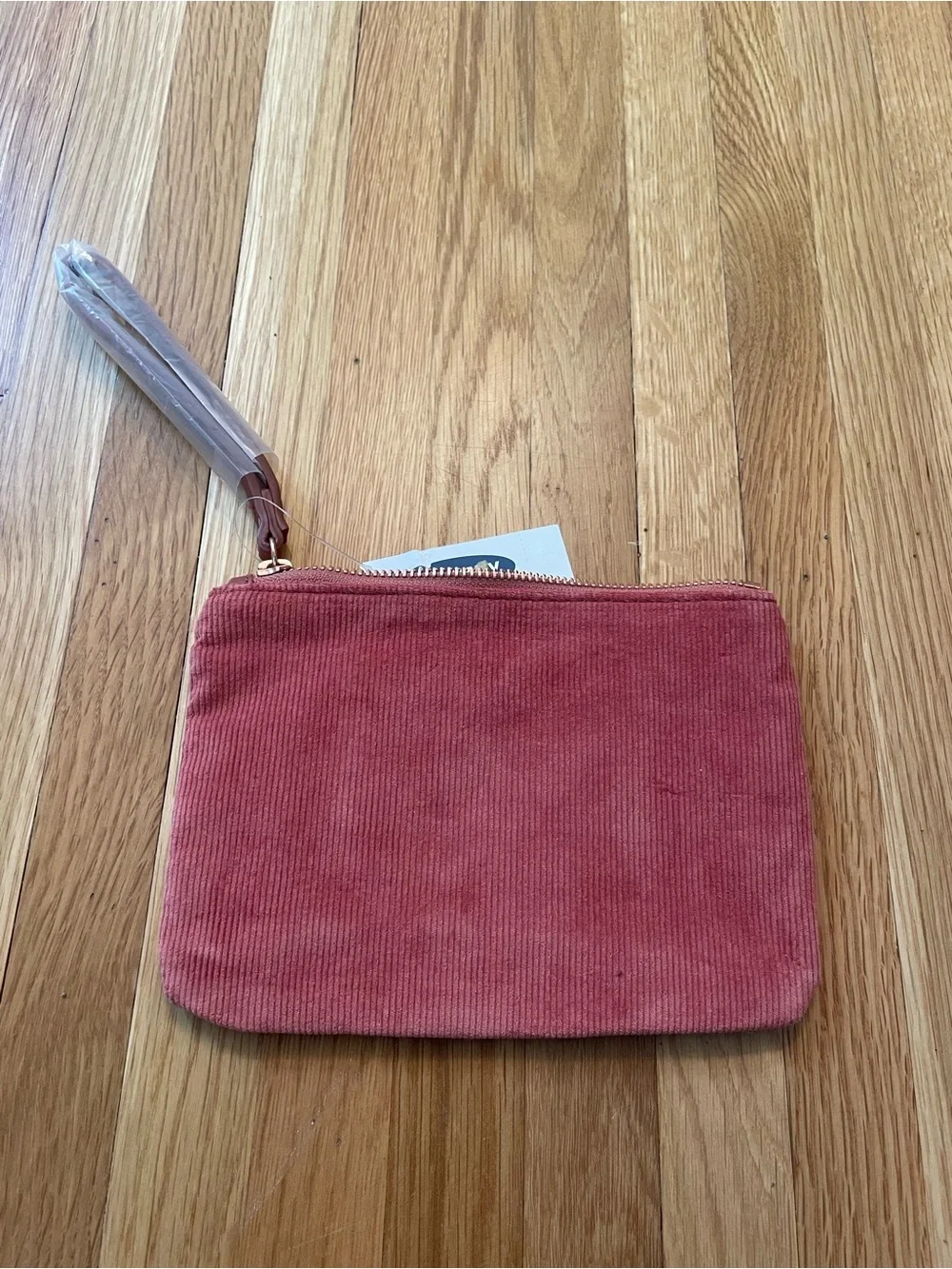 NEW Old Navy Pink Llama Corduroy Wristlet